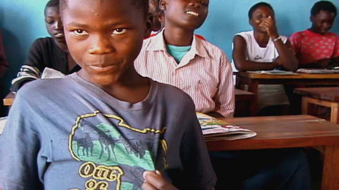 Children in a classroom