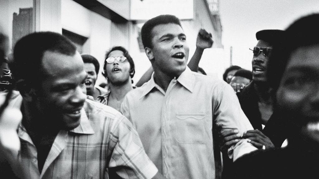 Archival photo of Muhammad Ali.