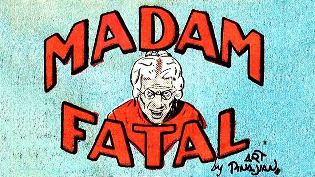 from the comic book Madam Fatal