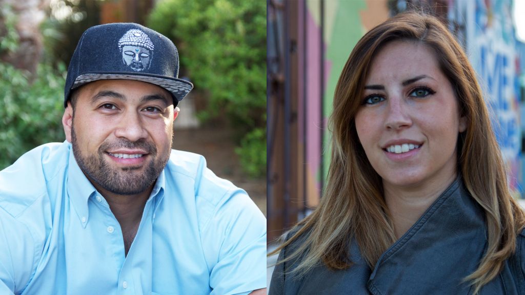 Tony Vainuku and Erika Cohn, In Football We Trust filmmakers