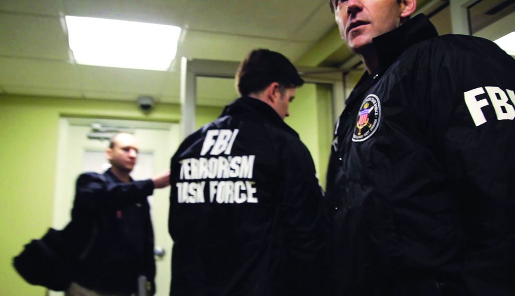 FBI terrorism task force agents on surveillance mission