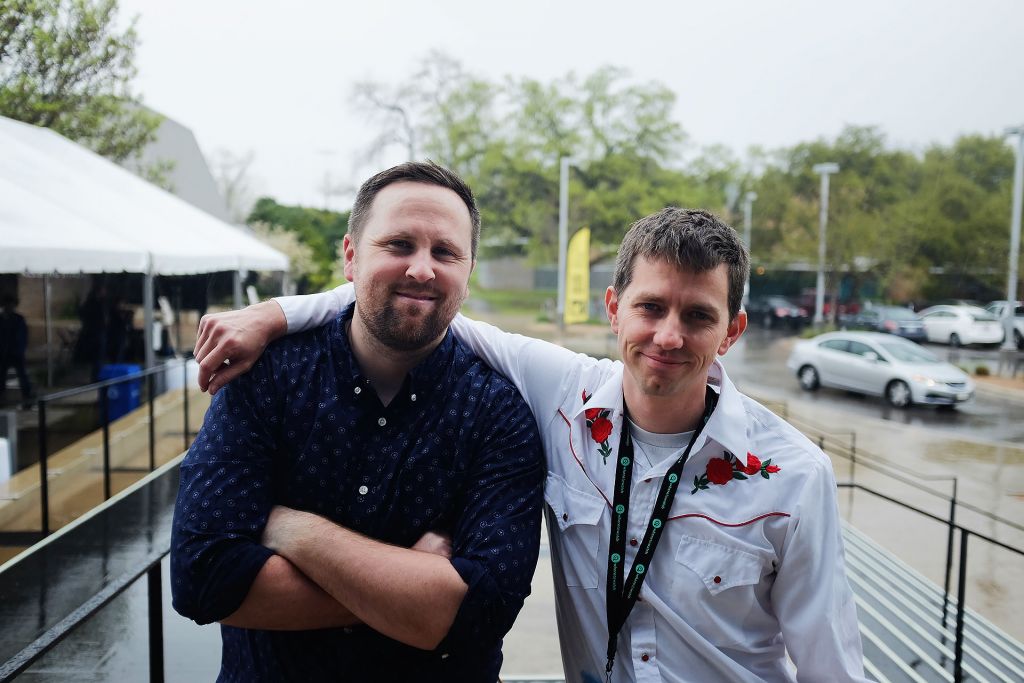 Peace Officer filmmakers Scott Christopherson and Brad Barber (l-r)