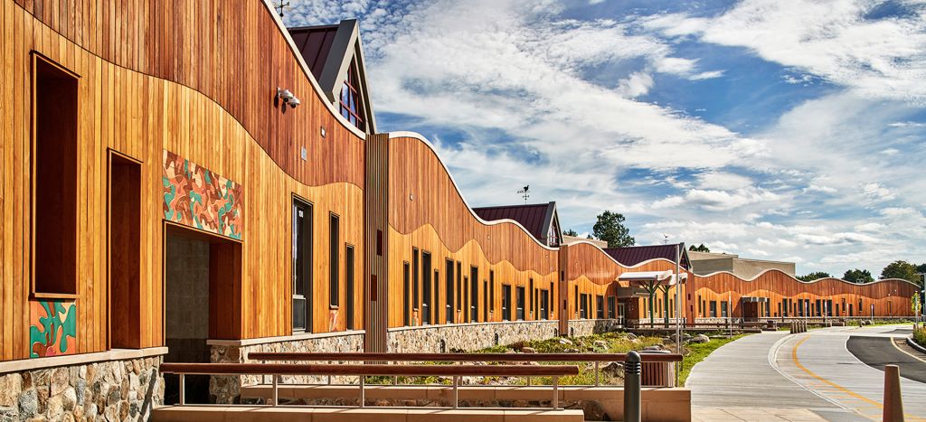 The new Sandy Hook school (Robert Benson Photography, courtesy Svigals + Partners)