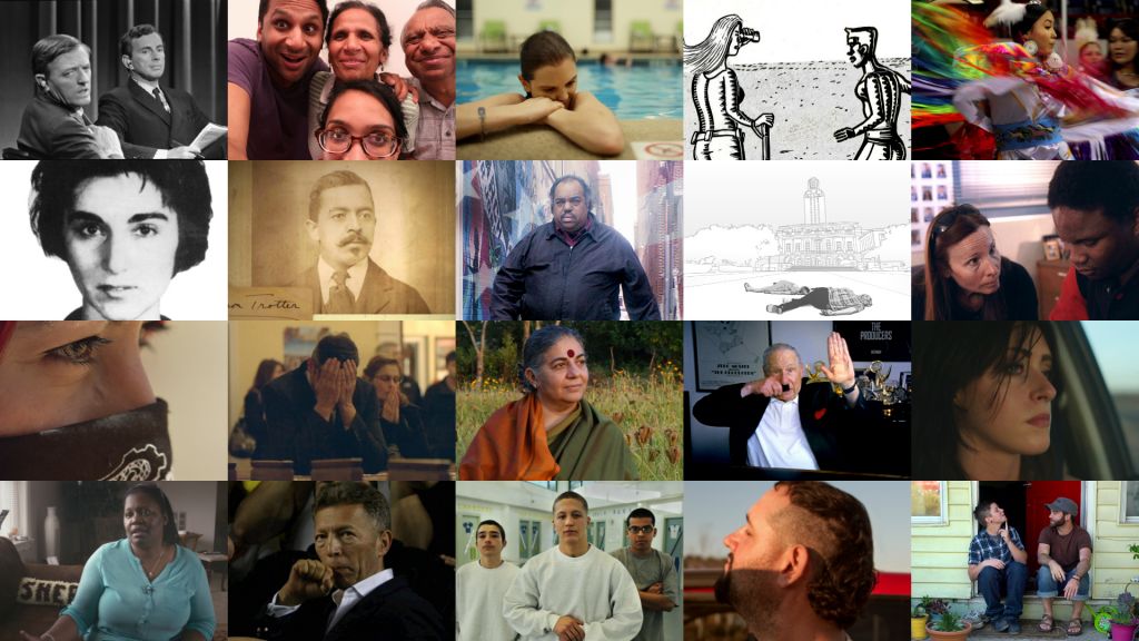 Montage of images from each of 20 films from Independent Lens 2016-17 season