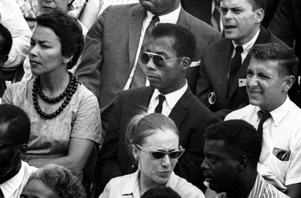 From I Am Not Your Negro: James Baldwin in the crowd. March on Washington for Jobs and Freedom, 28 August 1963, Washington D.C.