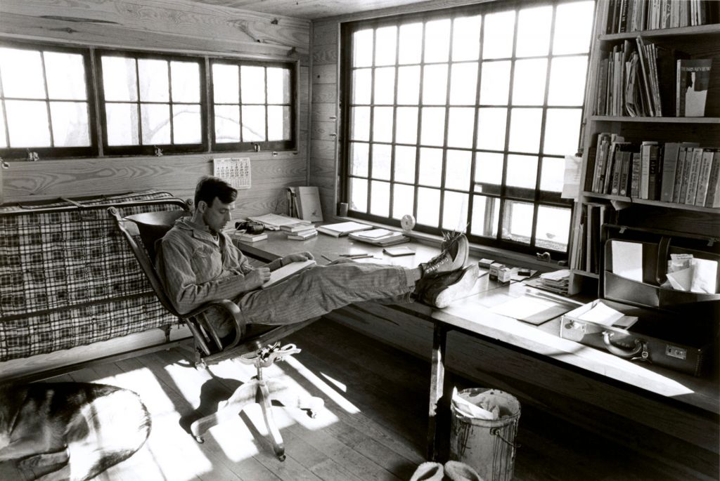 Wendell Berry at home in Kentucky, in "Look and See"