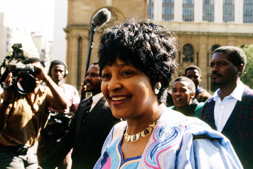 Winnie Mandela in Johannesburg, 1992