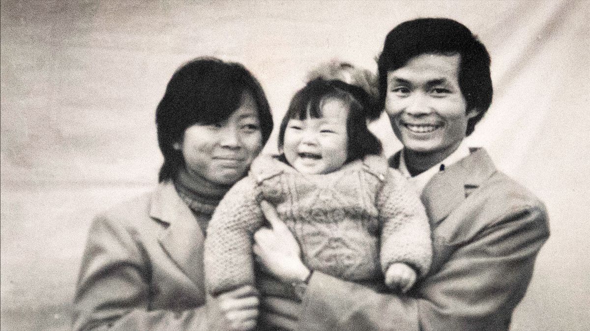 Nanfu Wang as an infant with her parents, from One Child Nation