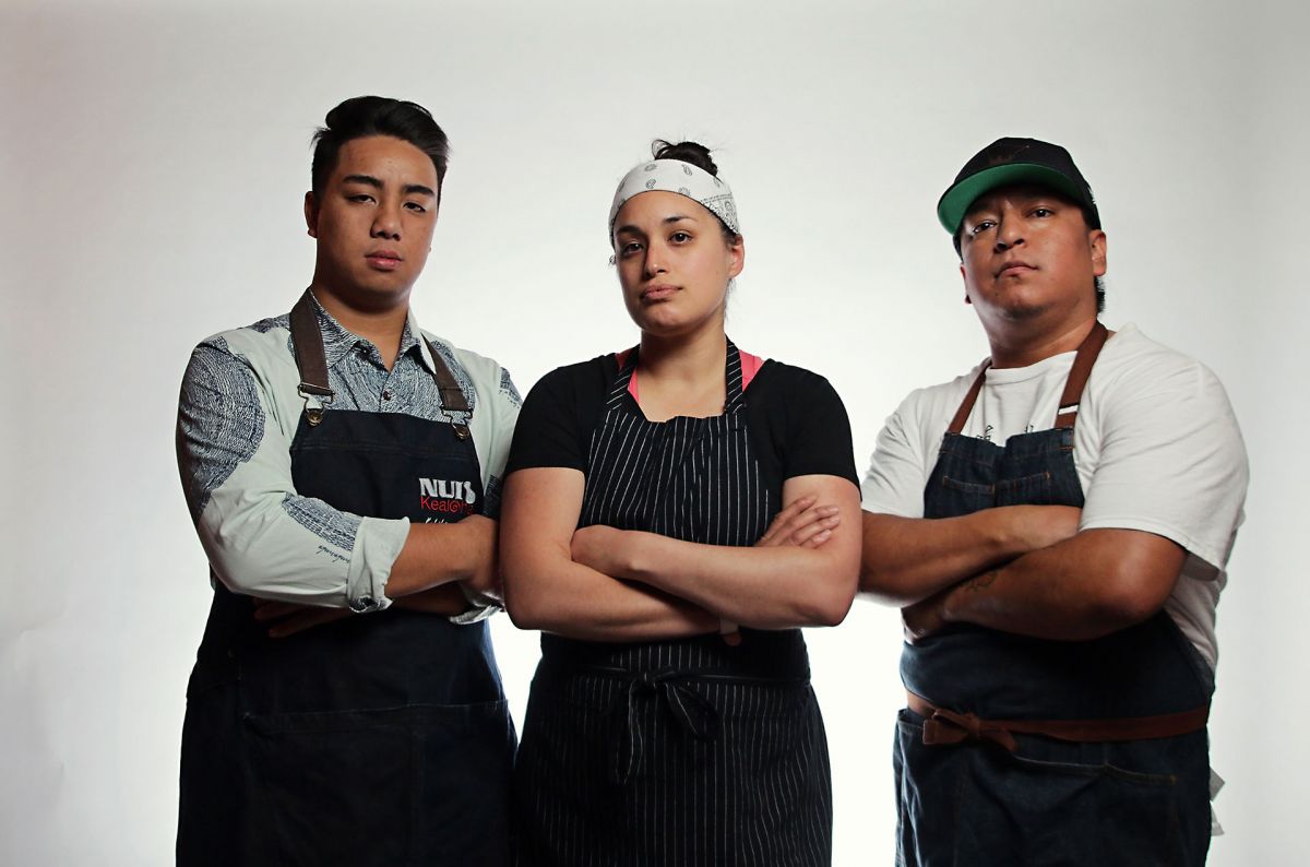 The three chefs from alter-NATIVE: Kitchen