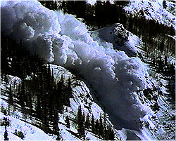 Avalanche in progress