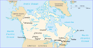 Canada map