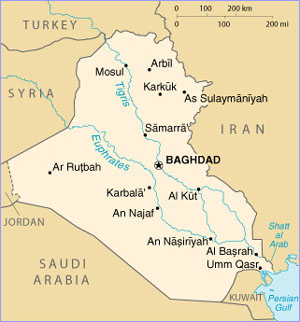 Iraq map