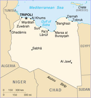 Libya map