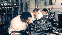 Men in lab