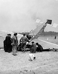 Crash of Blériot VIII