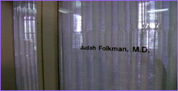 Door to Folkman's office