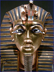 The funerary mask of King Tut.