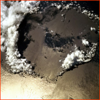 Clouds forming near the ocean's 
surface