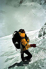 climber with rope