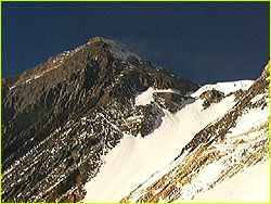 view of summit from Camp III