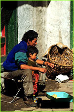 Sherpa father and son