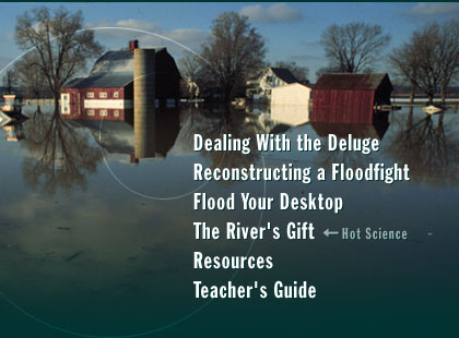 Flood Homepage image (see bottom of page for navigation