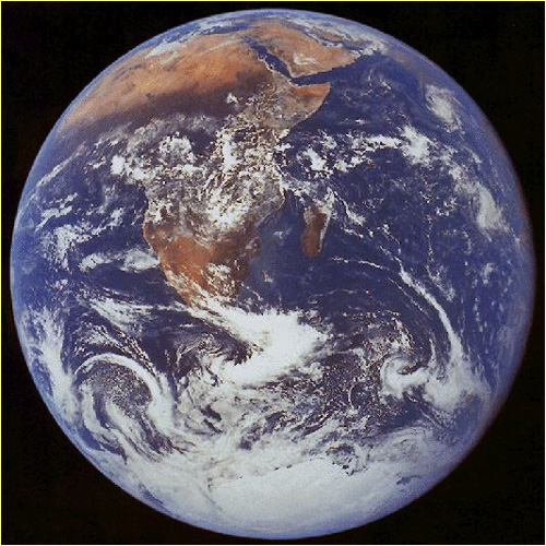 View of the Earth from space