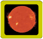 sun viewed via radio telescope