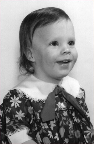 Judy at two years