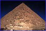 Khafre pyramid from its southwest corner