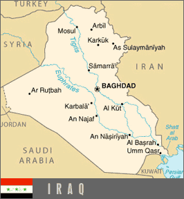 Map of Iraq