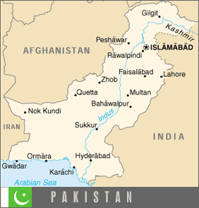 Map of Pakistan