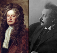 Newton and Einstein