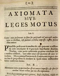 Newton's Laws in latin