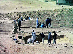 Excavating the square