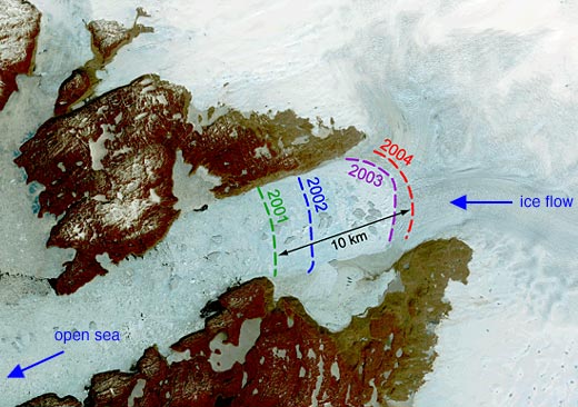 Jakobshavn Isbrae, Greenland