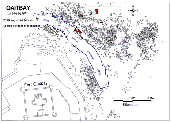 Scan of the full map of the ruins, dated 30/6/97