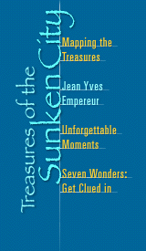 Treasures menu (see bottom of page for text links)