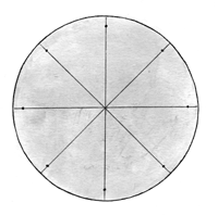 Pie circle diagram