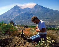 Setting up a seismometer