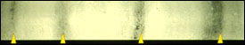 Photo of an ice core