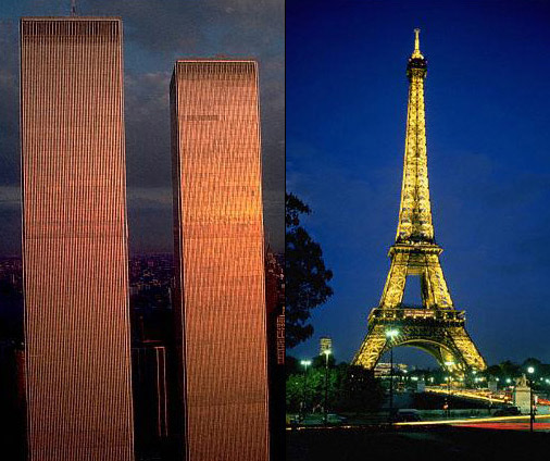 Eiffel Tower and WTC